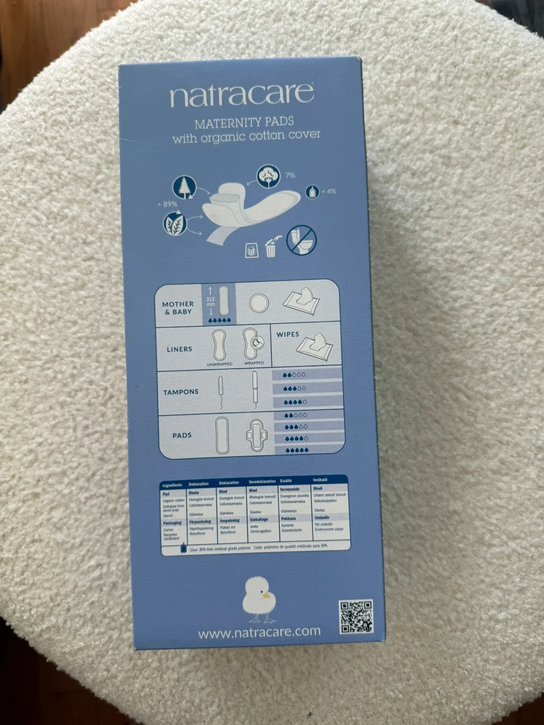 Natracare Organic Cotton Maternity Pads - 10 Count image indicator(2)