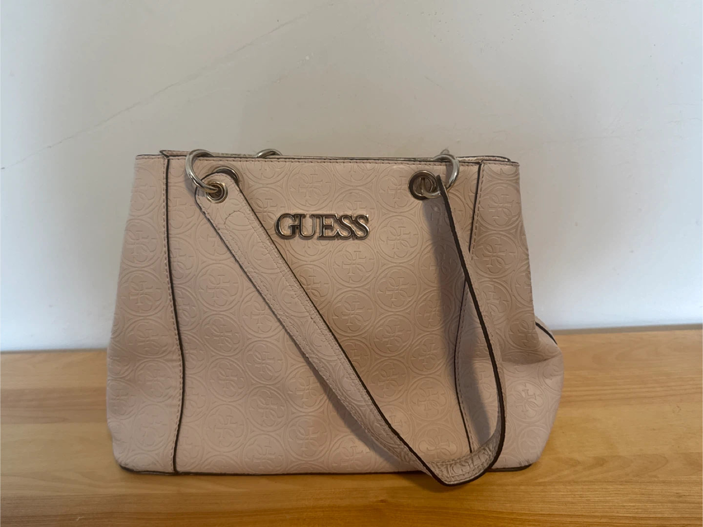 Guess Embossed Tote Bag