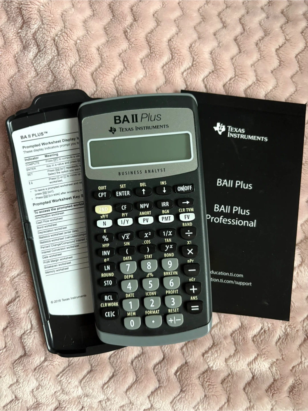 Texas Instruments BA II Plus Financial Calculator