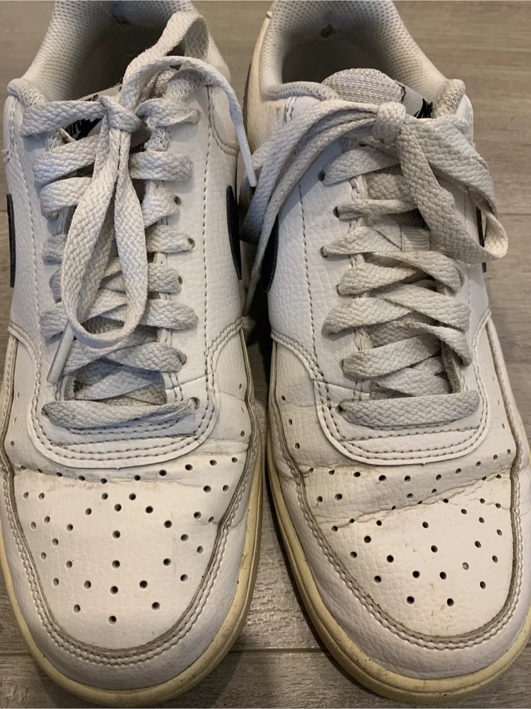 🥕Nike Court Vision Low Sneakers - White image indicator(10)