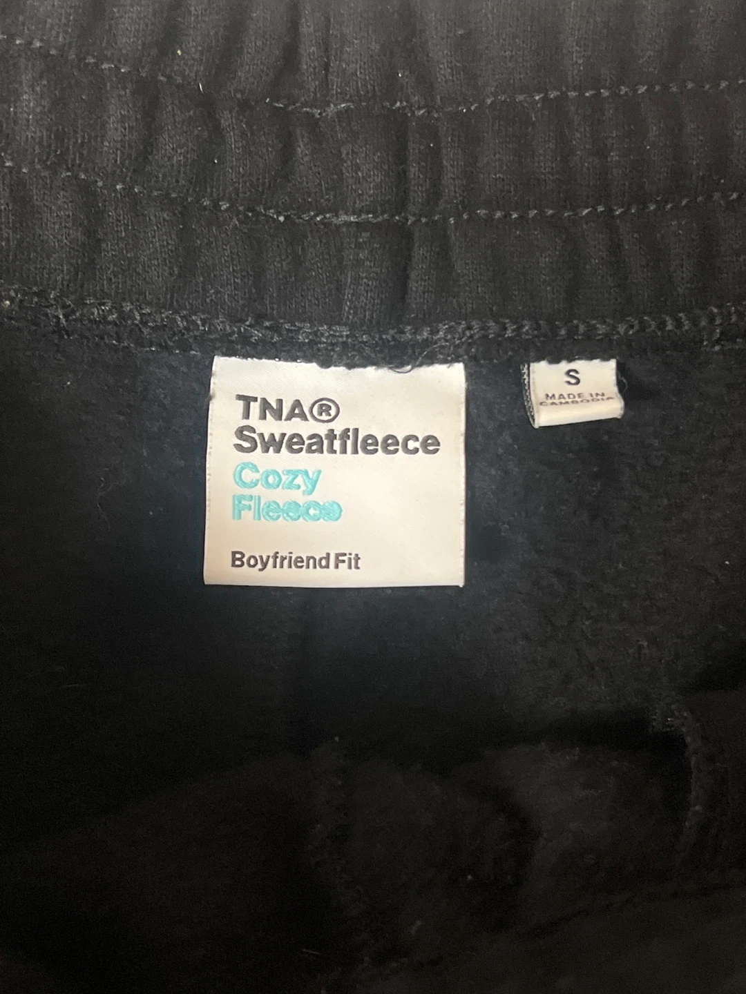 TNA Sweatfleece Cozy Fleece Boyfriend Fit Shorts - S - photo 2