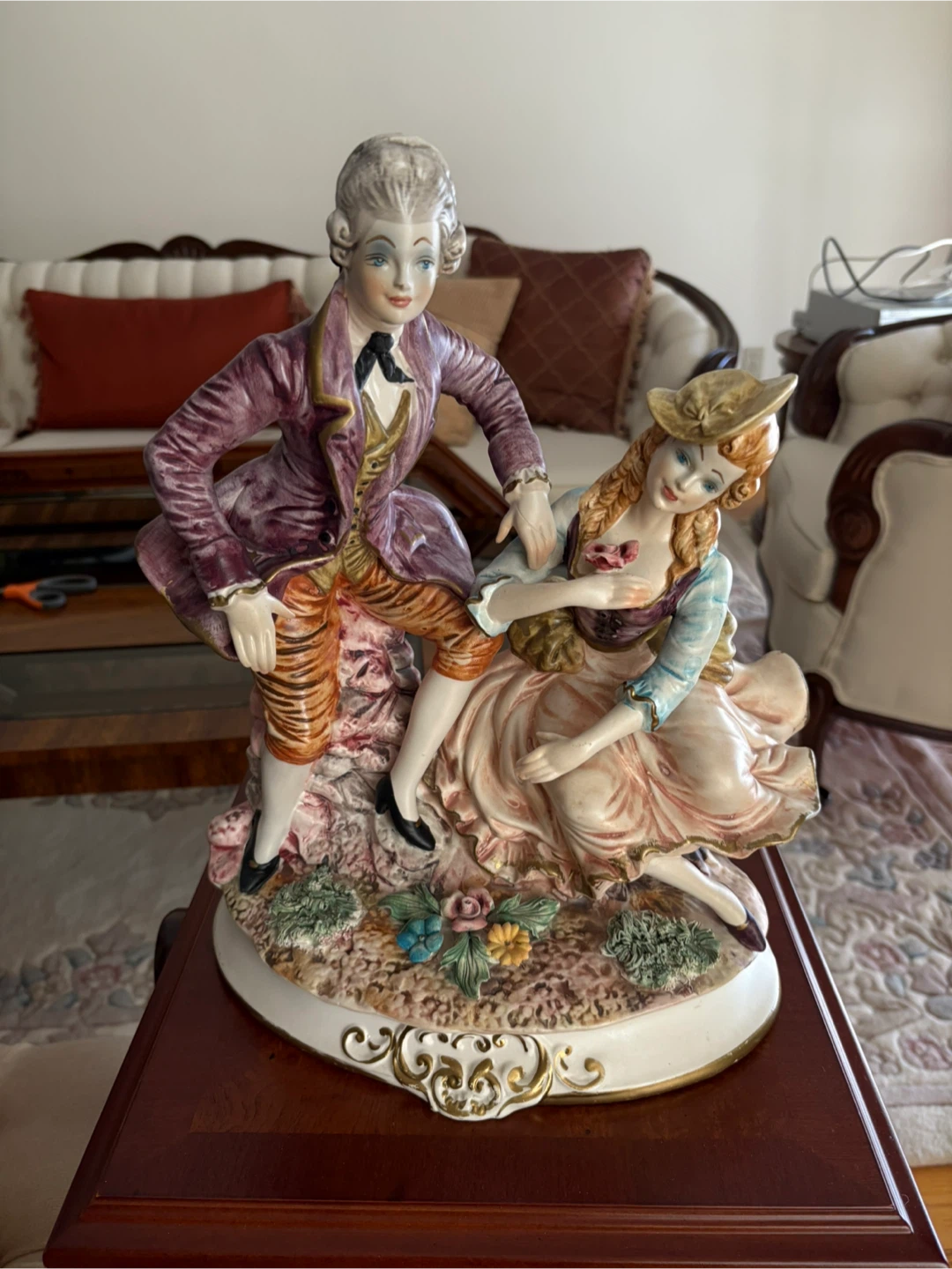 Vintage Porcelain Figurine - Couple Dancing