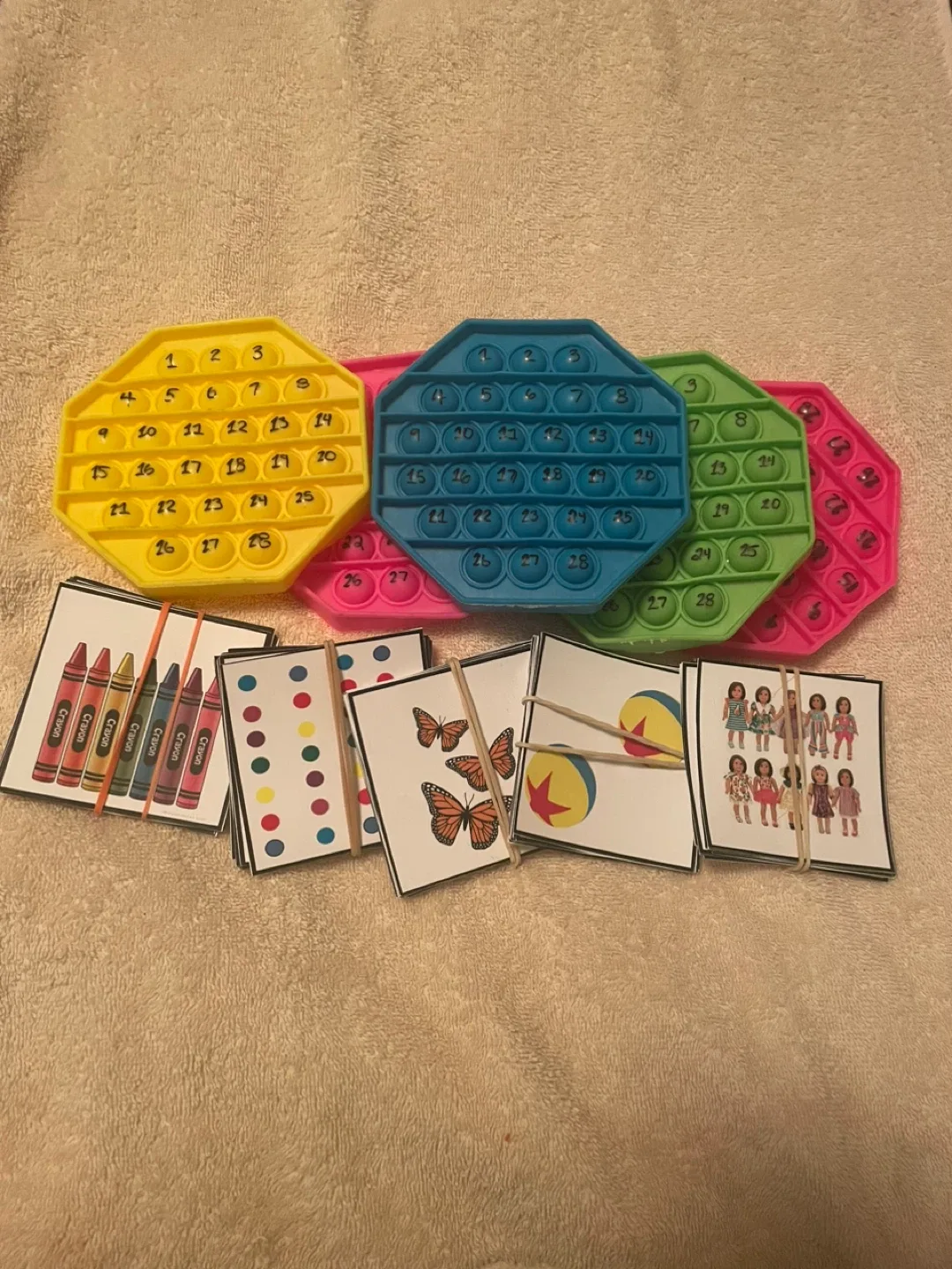 Pop It Numbers 1-28 with Cards thumbnail