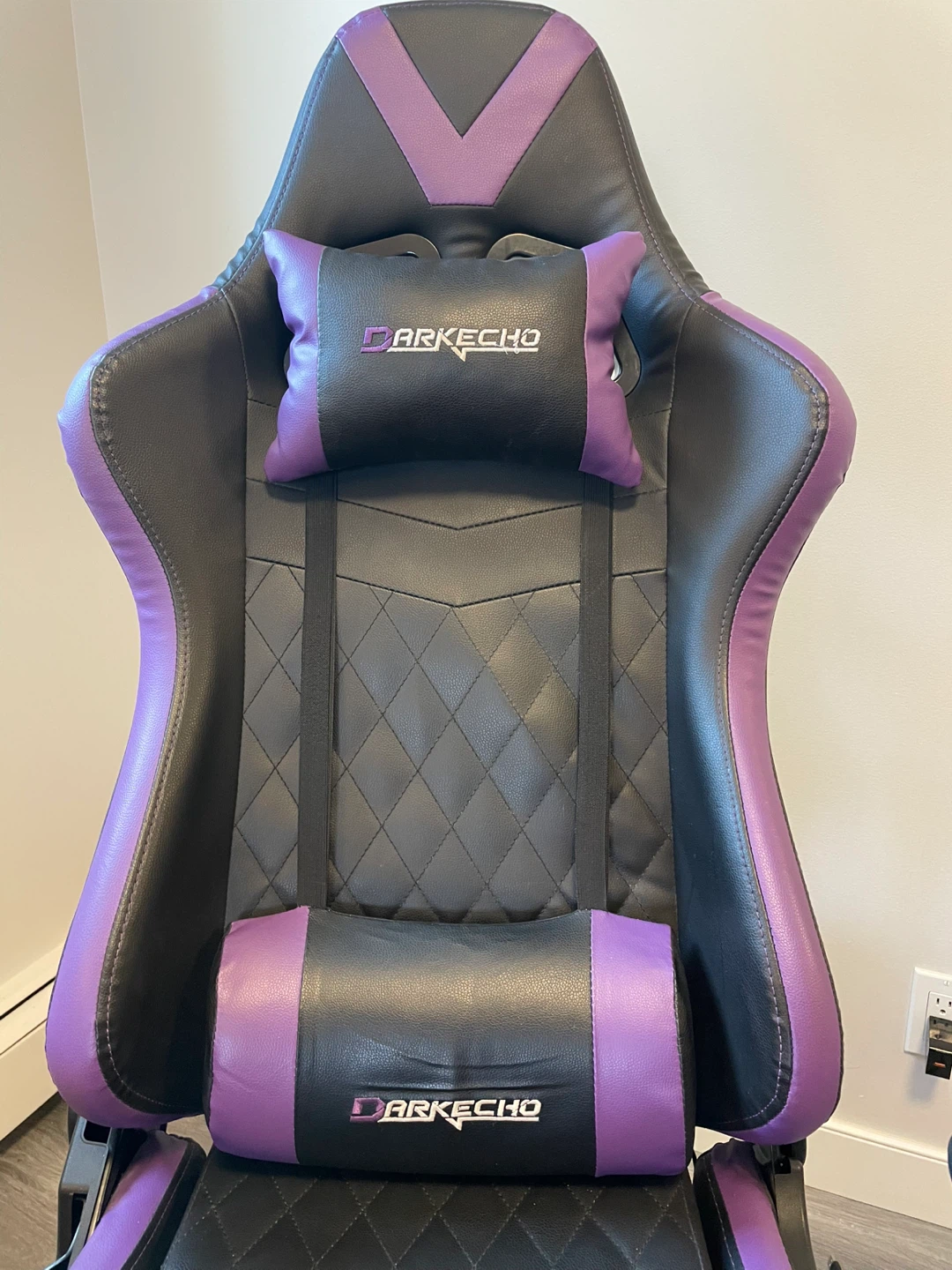 DARK ECHO Gaming Chair - Purple & Black - photo 5