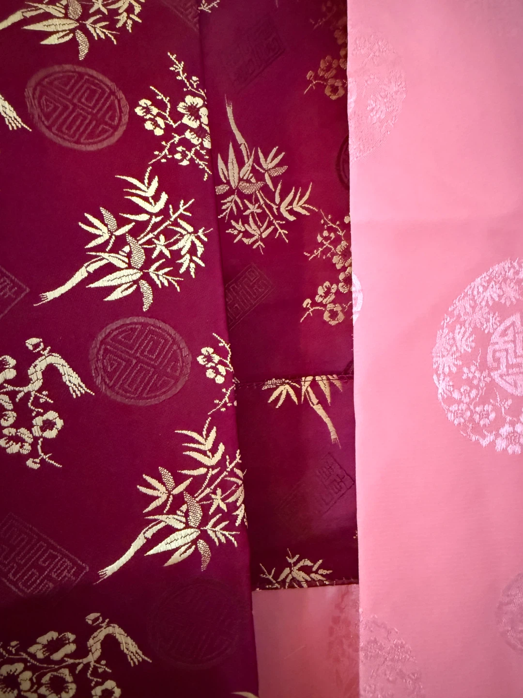 Brand new Burgundy & Pink Kimono Tibetan Style Jacket - photo 2