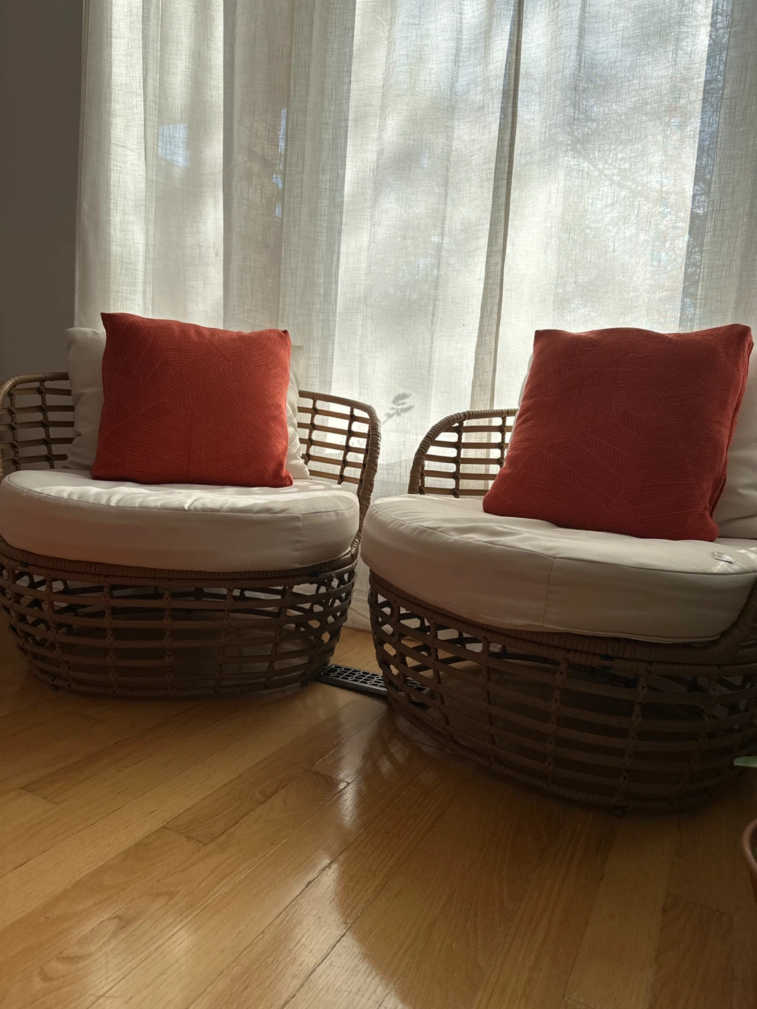 Wicker Patio Chairs with Cushions - photo 3
