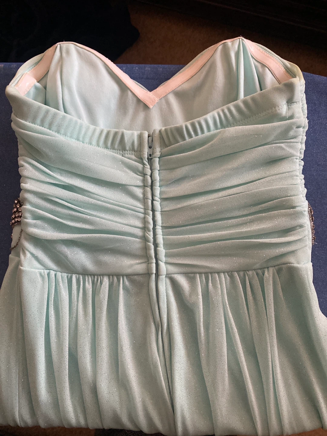 Light Blue Formal Dress - photo 2