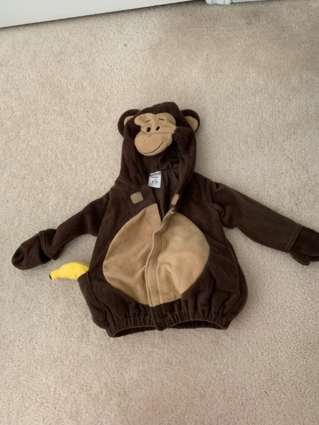 Old Navy Monkey Costume - Size 6-12 Months image indicator(2)