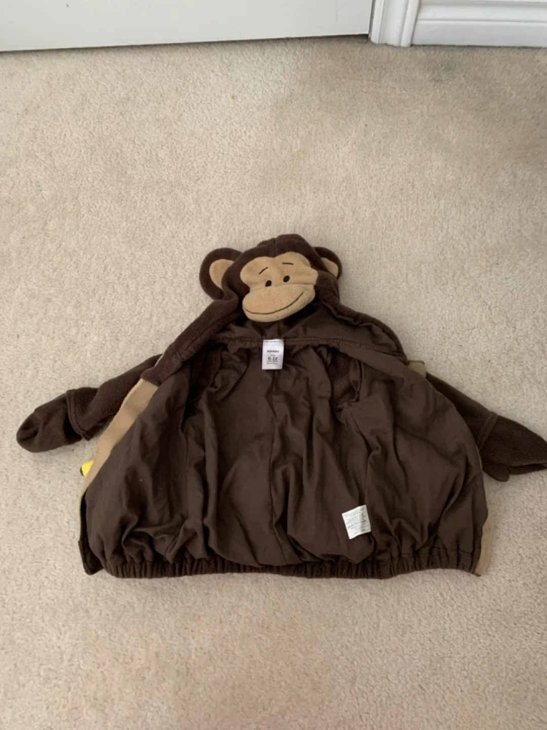 Old Navy Monkey Costume - Size 6-12 Months image indicator(3)