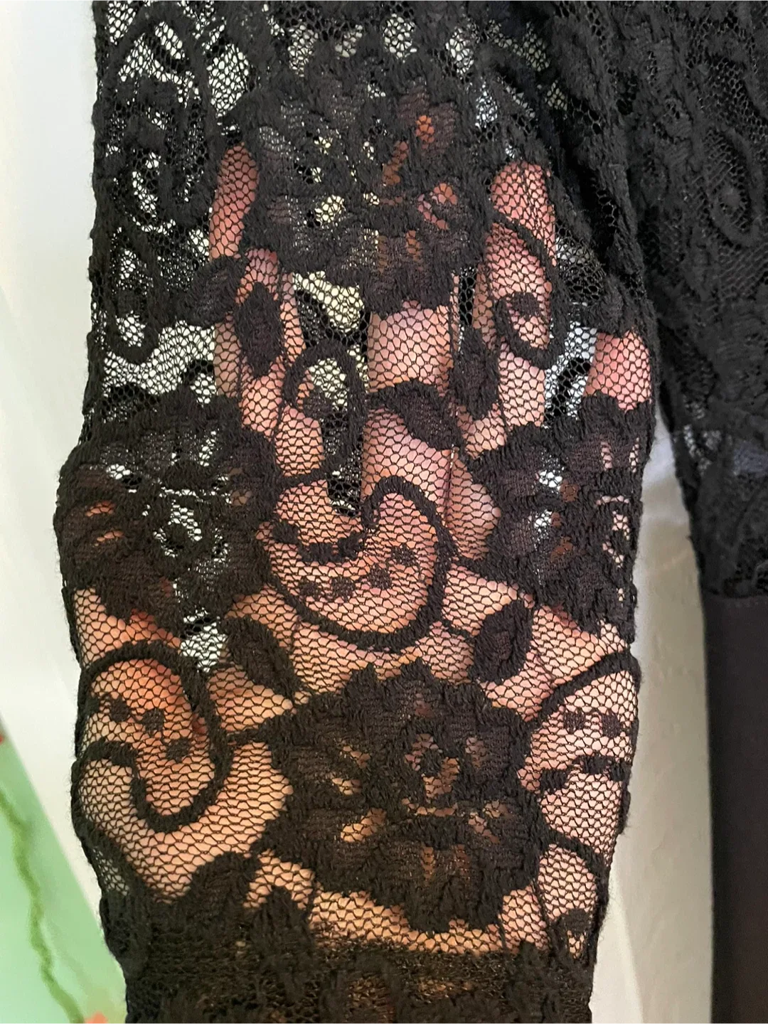 H&M black lace bodice dress image indicator(2)