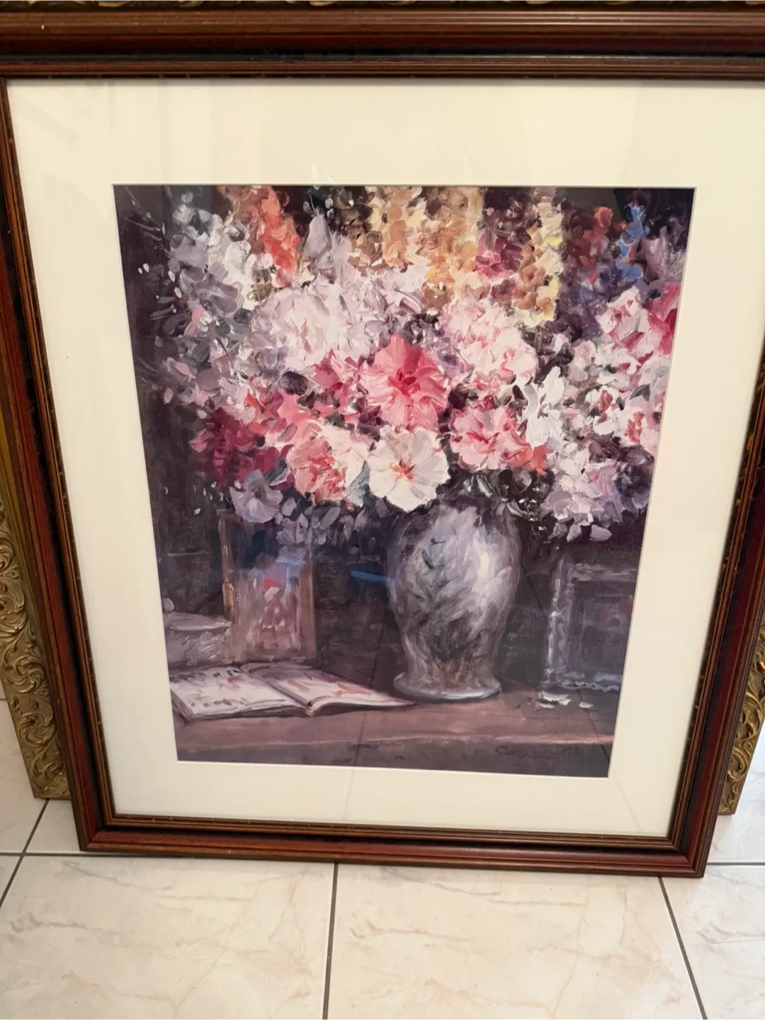 Framed Floral Print thumbnail