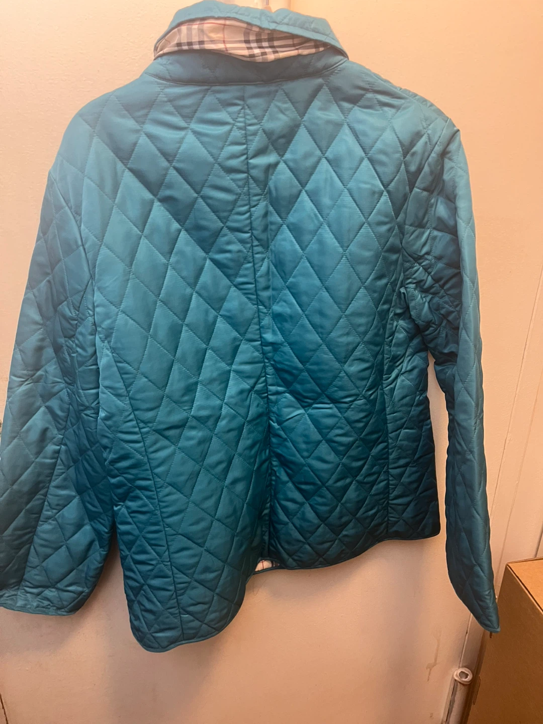 Casual Isle Teal Quilted Jacket - Size L - photo 2