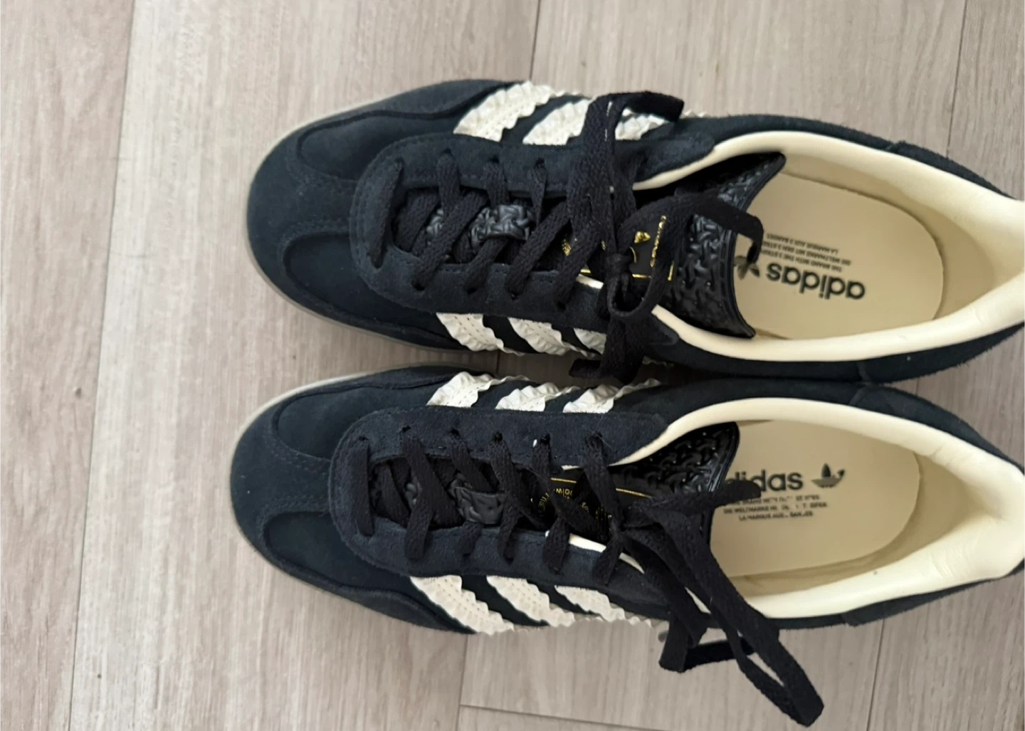 Adidas Black Sneakers size 6