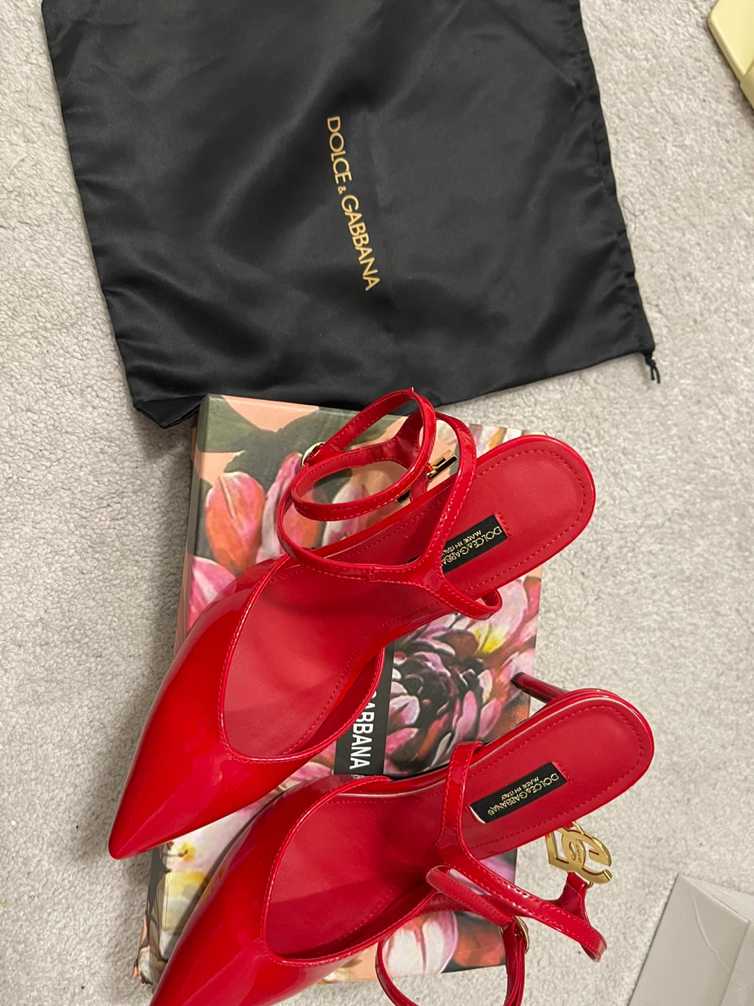 Dolce & Gabbana Red Patent Leather Heels - photo 5