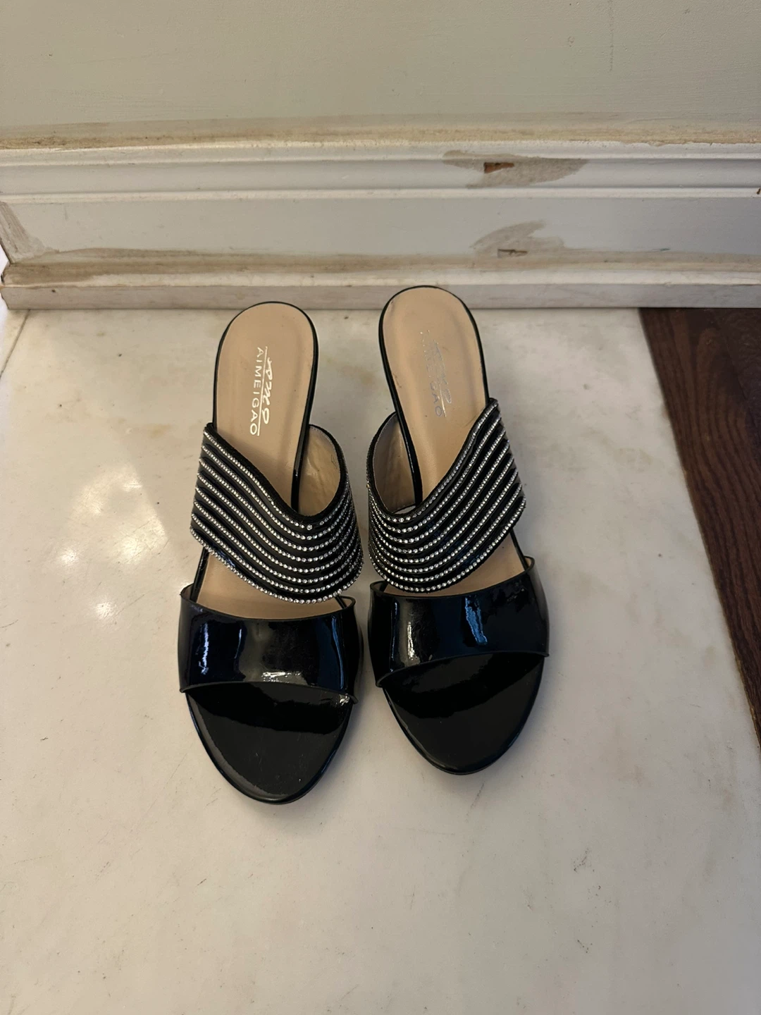 Aimeidiao Black Heels - Size 9 - photo 2