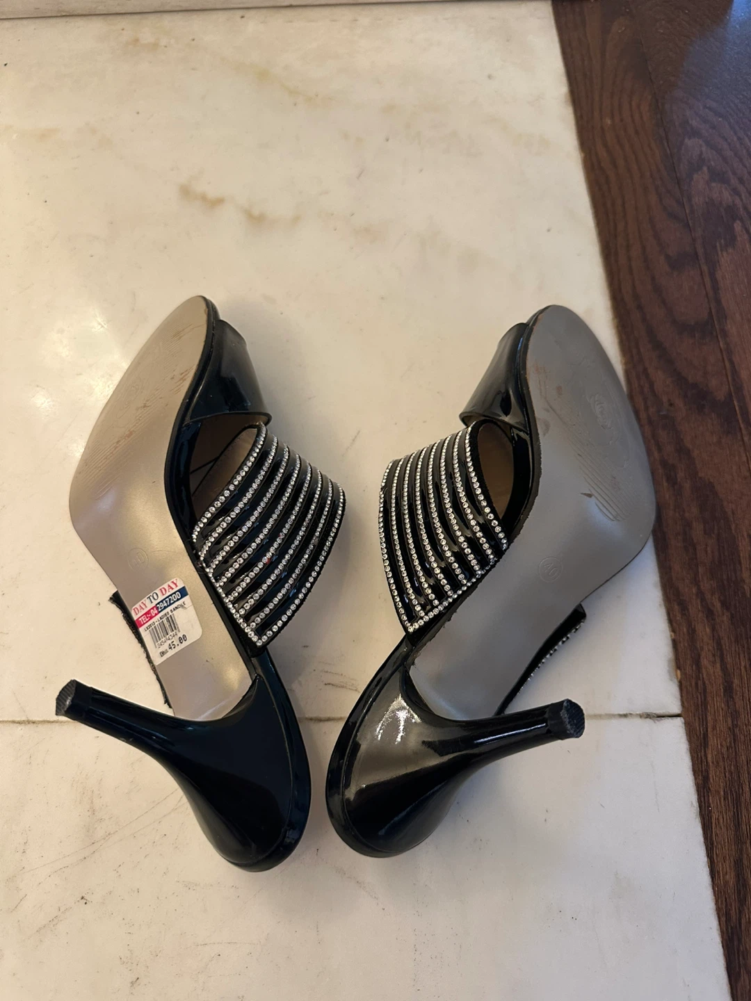 Aimeidiao Black Heels - Size 9 - photo 3