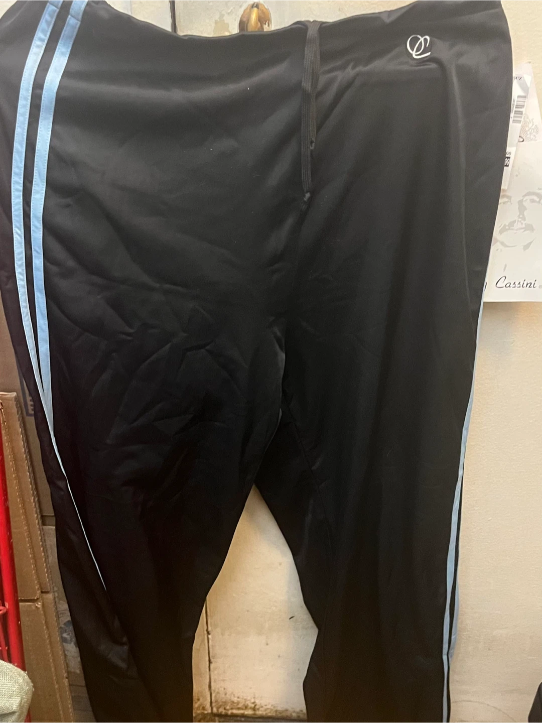 Oleg Cassini Sport Black Track Pants XL - photo 3