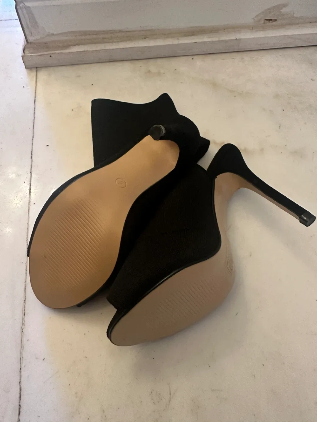 PrettyLittleThing Black Heels, Size 4 image indicator(4)