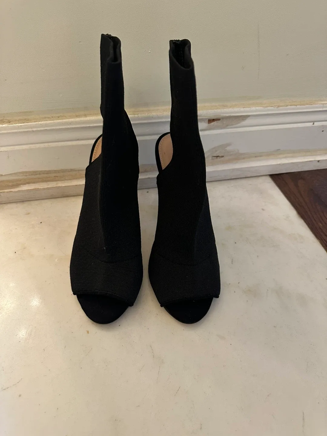 PrettyLittleThing Black Heels, Size 4 image indicator(2)