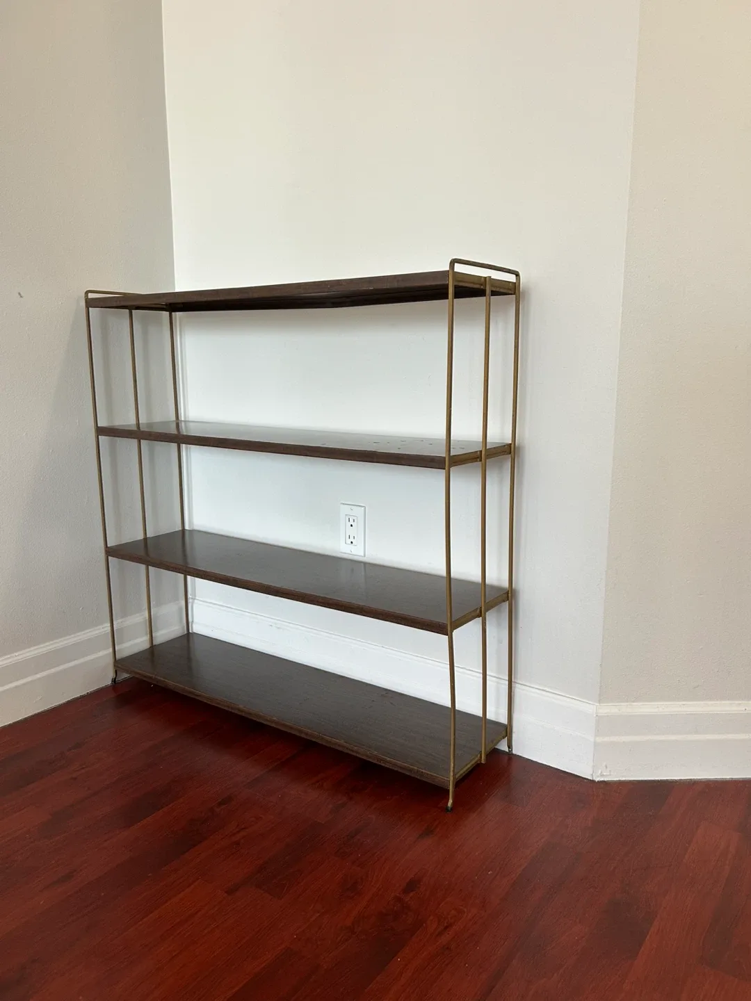 Brown & Gold Metal Shelf / book shelf image indicator(2)