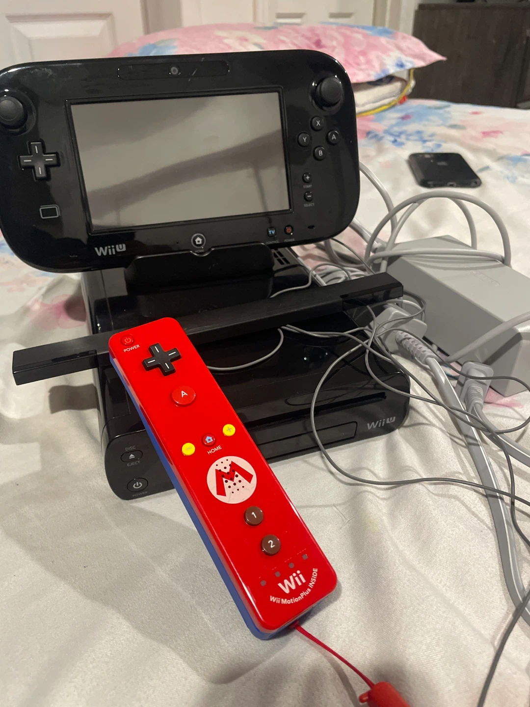 Nintendo Wii U Console with Mario Remote - photo 2