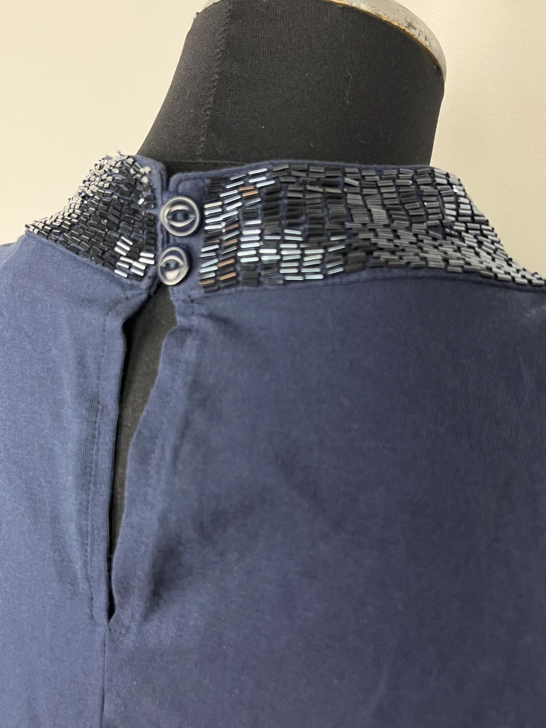 Mexx L Navy Blue Beaded Top - photo 2