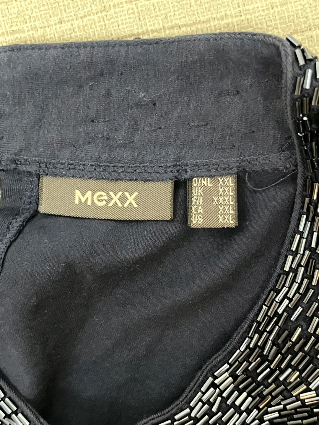 Mexx L Navy Blue Beaded Top - photo 4