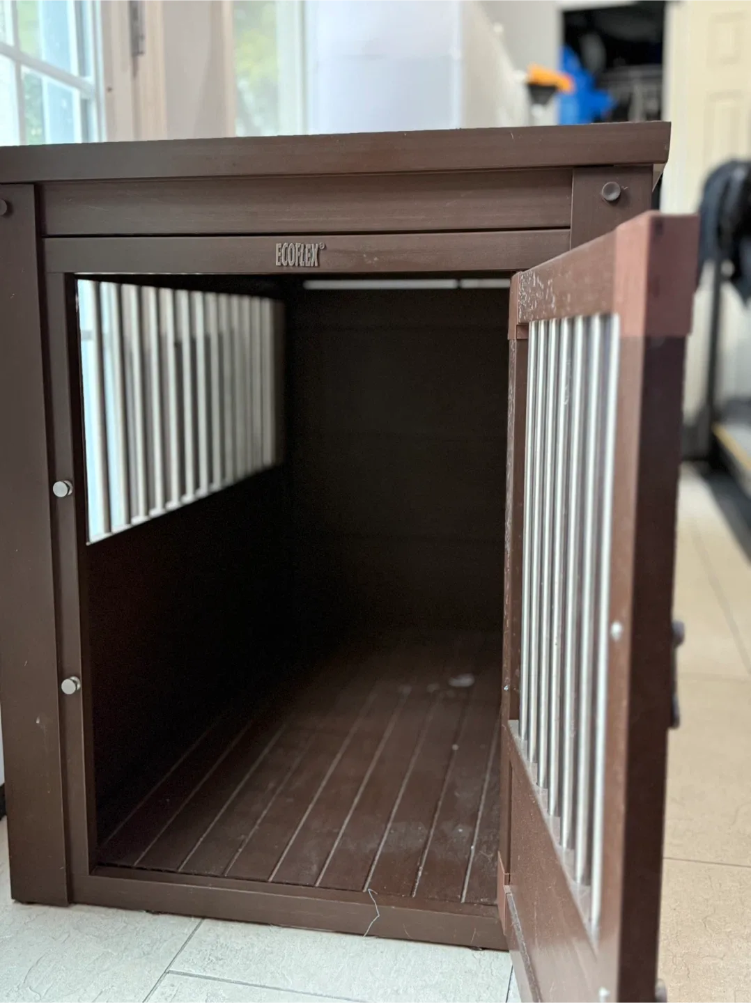 ECOFLEX Dog Crate/End Table - Espresso image indicator(2)