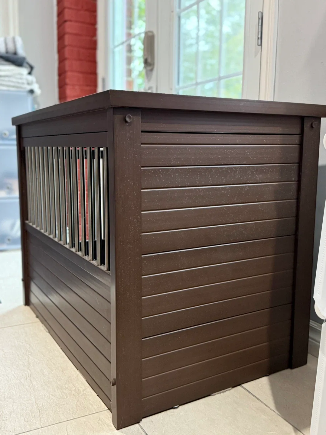 ECOFLEX Dog Crate/End Table - Espresso image indicator(3)