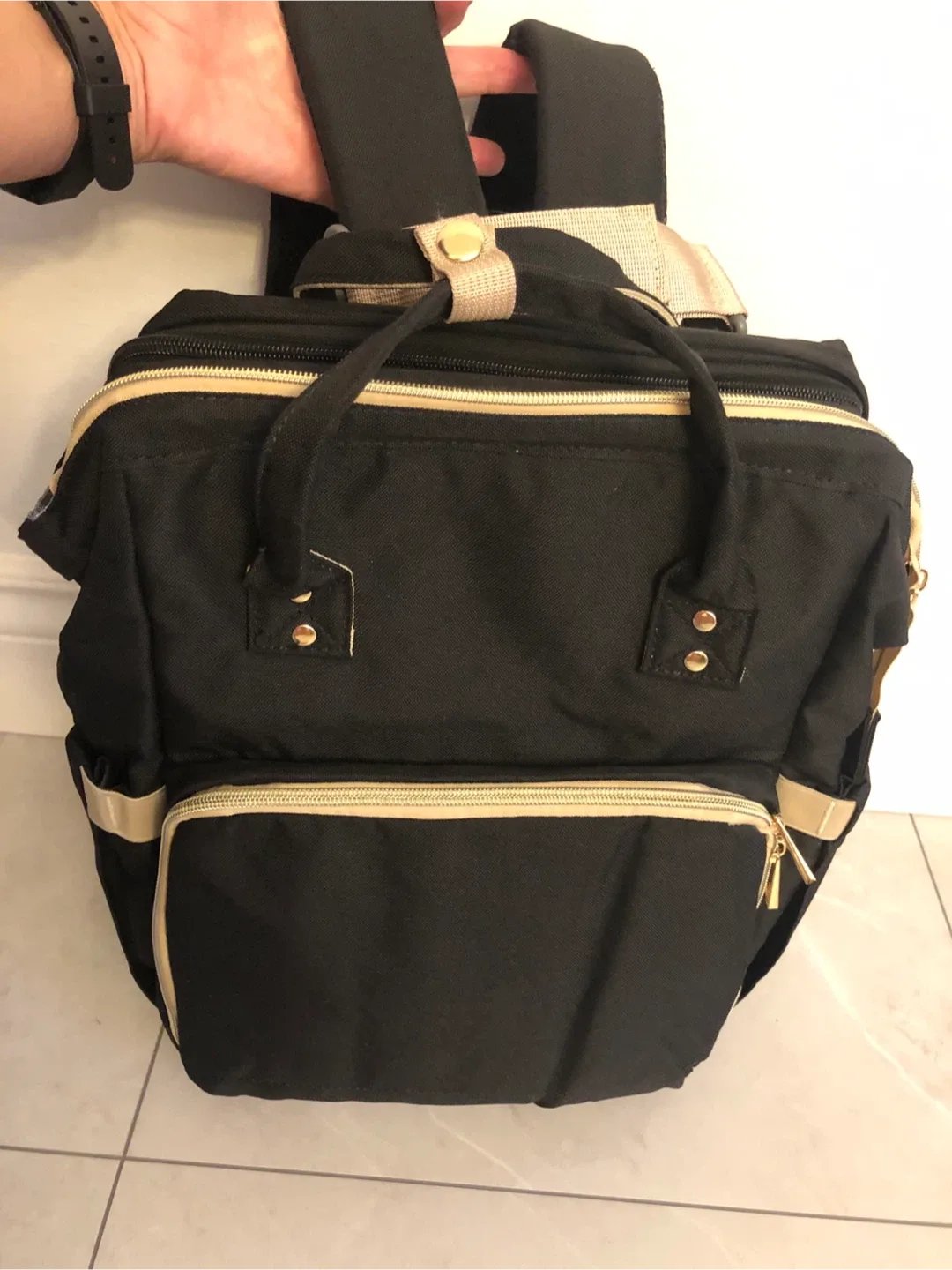 New Baby Black backpack in new  condition image indicator(2)