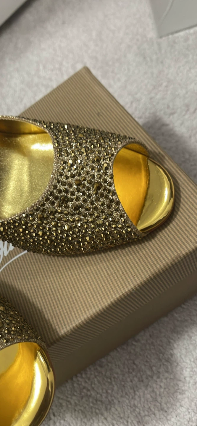 Christian Louboutin Gold Heels - photo 4