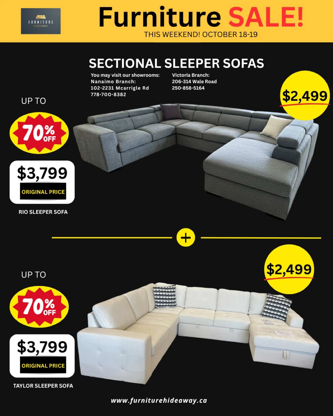 🚨Huge Sectional Sleeper Sofa- WEEKEND SALE 🔥🔥🔥
