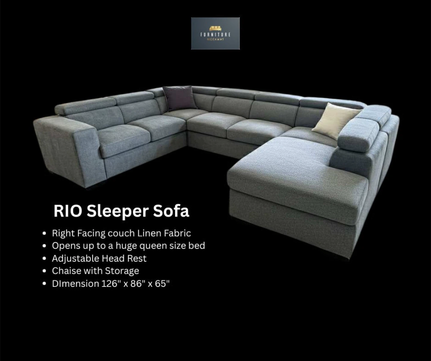 🚨Huge Sectional Sleeper Sofa- WEEKEND SALE 🔥🔥🔥 - photo 3