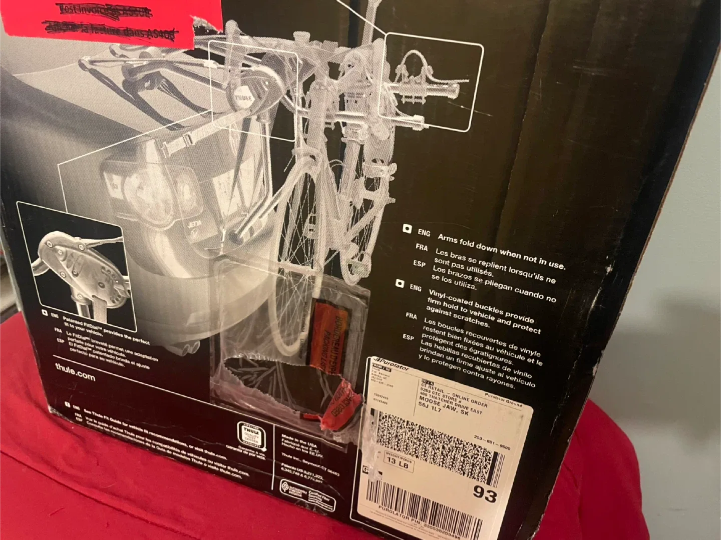 Thule Passage 2 Bike Rack - Rear Mounted image indicator(2)