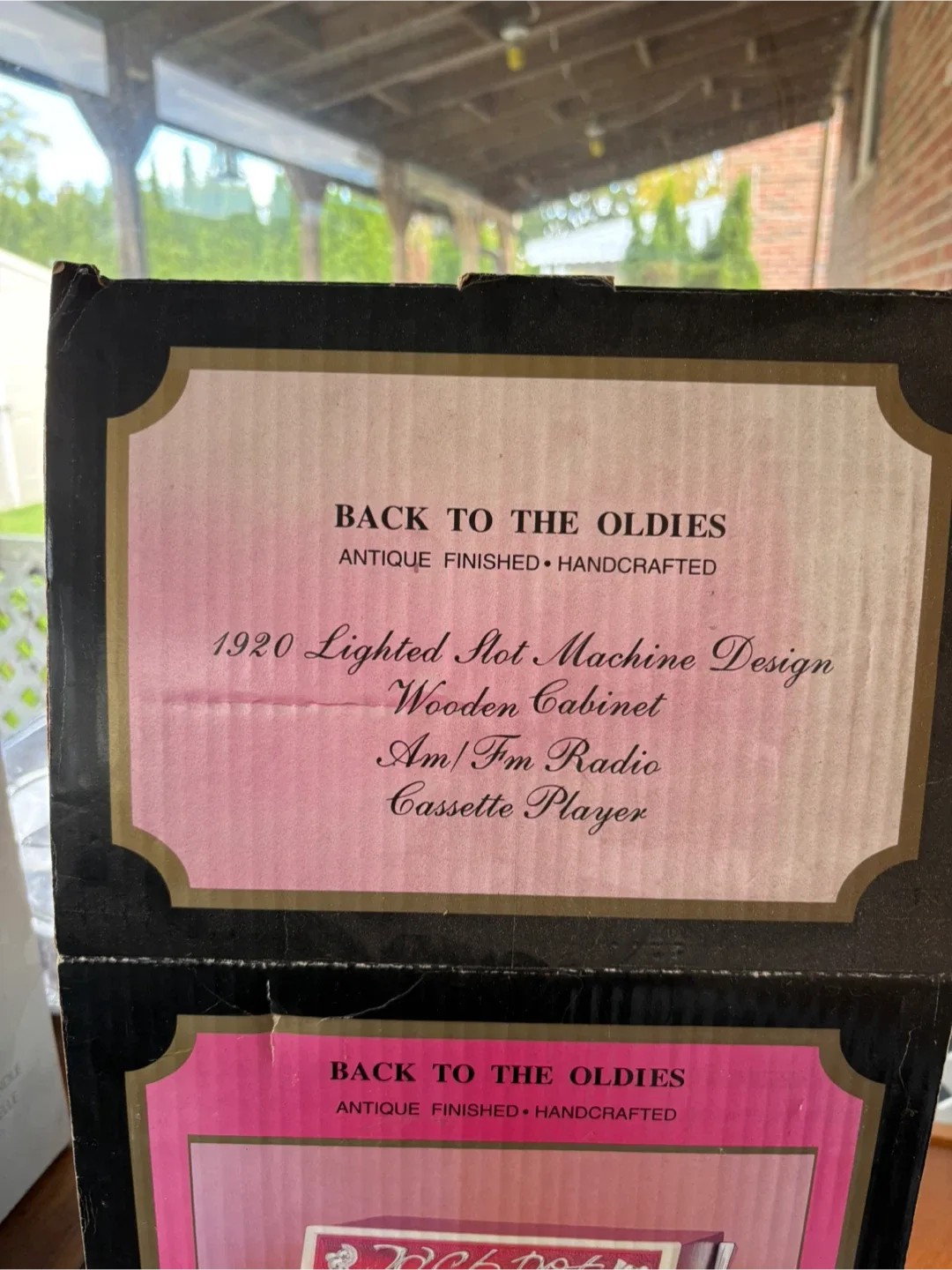 Back to the Oldies Lighted Slot Machine Radio image indicator(2)