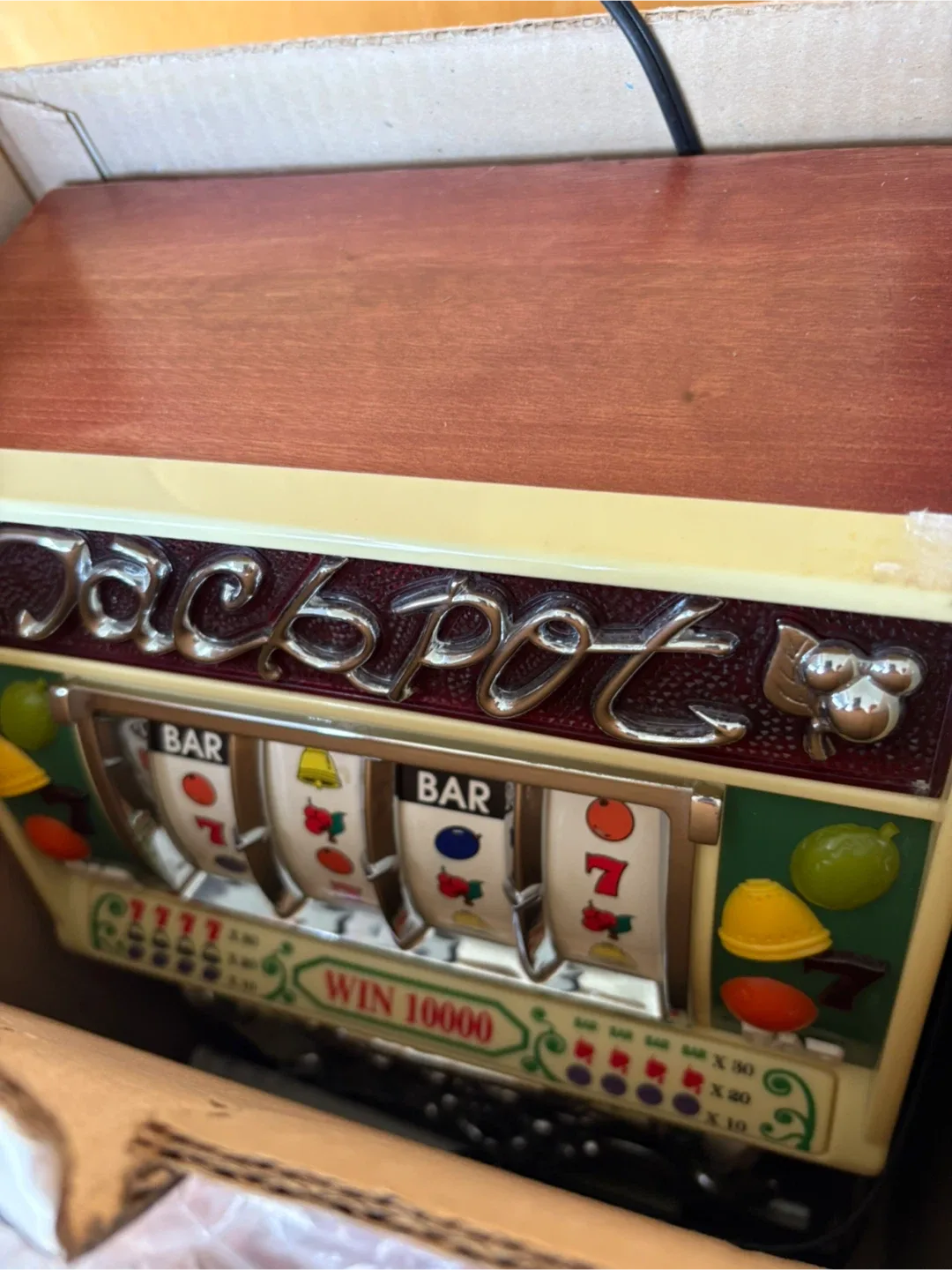 Back to the Oldies Lighted Slot Machine Radio image indicator(3)
