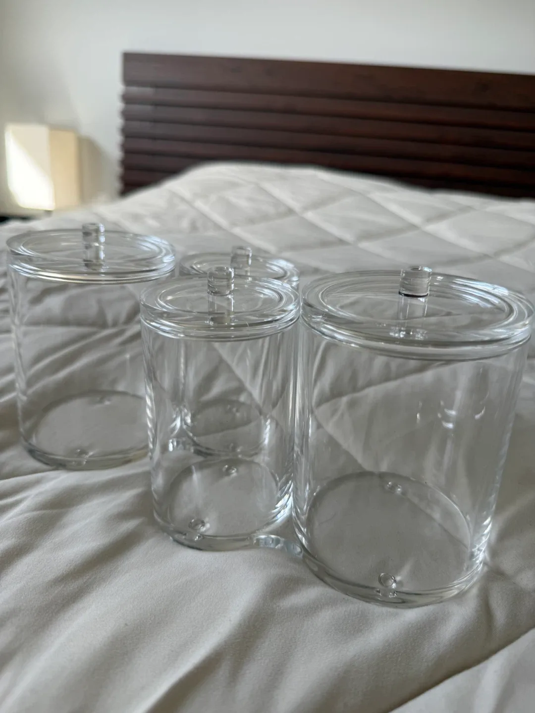 Clear Acrylic Q-Tip/Accessory Holders thumbnail