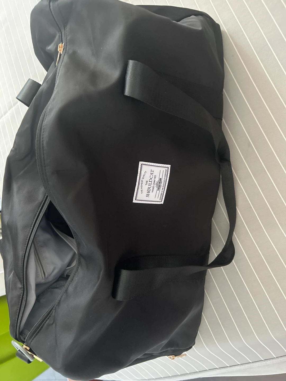 ShoulderCat Black Duffle Bag - photo 3