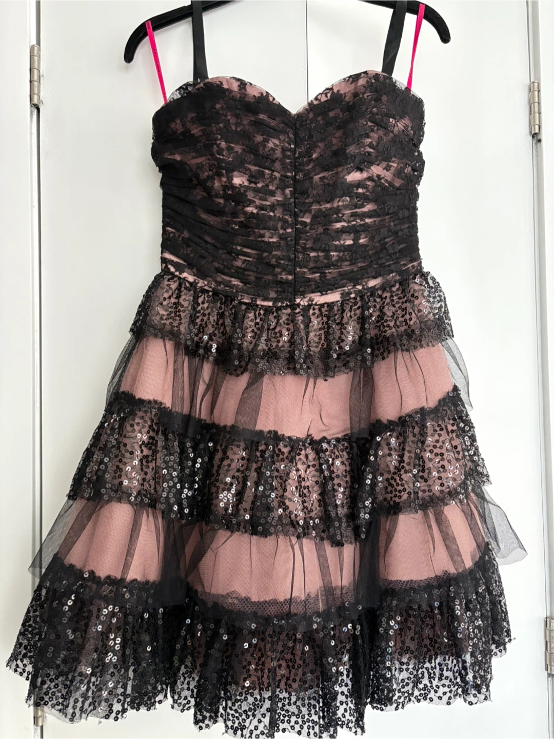 Betsey Johnson Black & Pink Dress