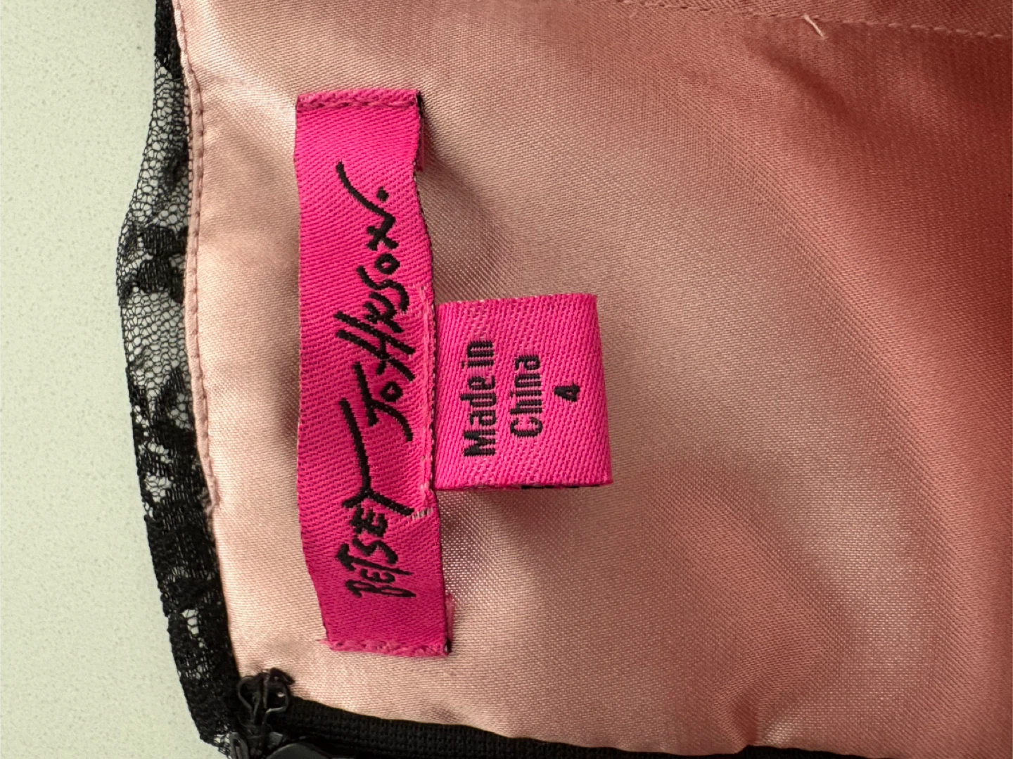 Betsey Johnson Black & Pink Dress - photo 3