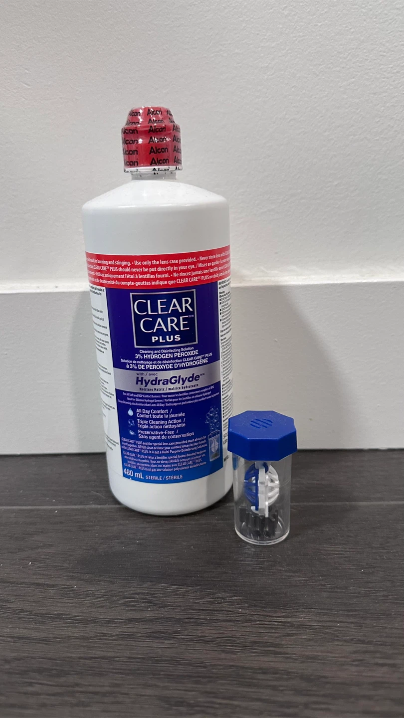 Clear Care Plus 480ml Contact Lens Solution