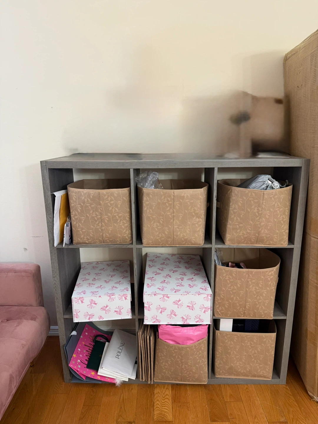 Gray 9-Cube Storage Organizer - photo 3