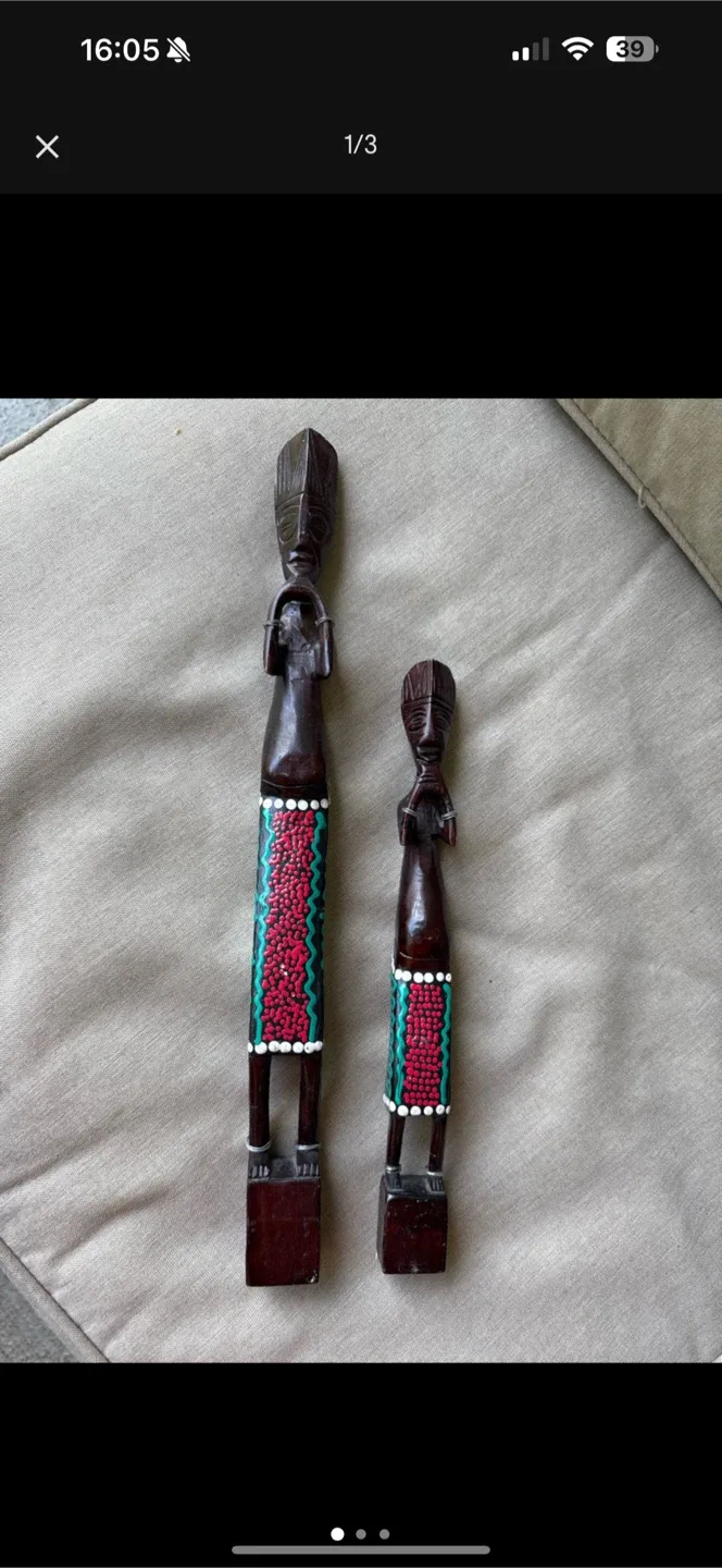 Two African Wooden Statues
