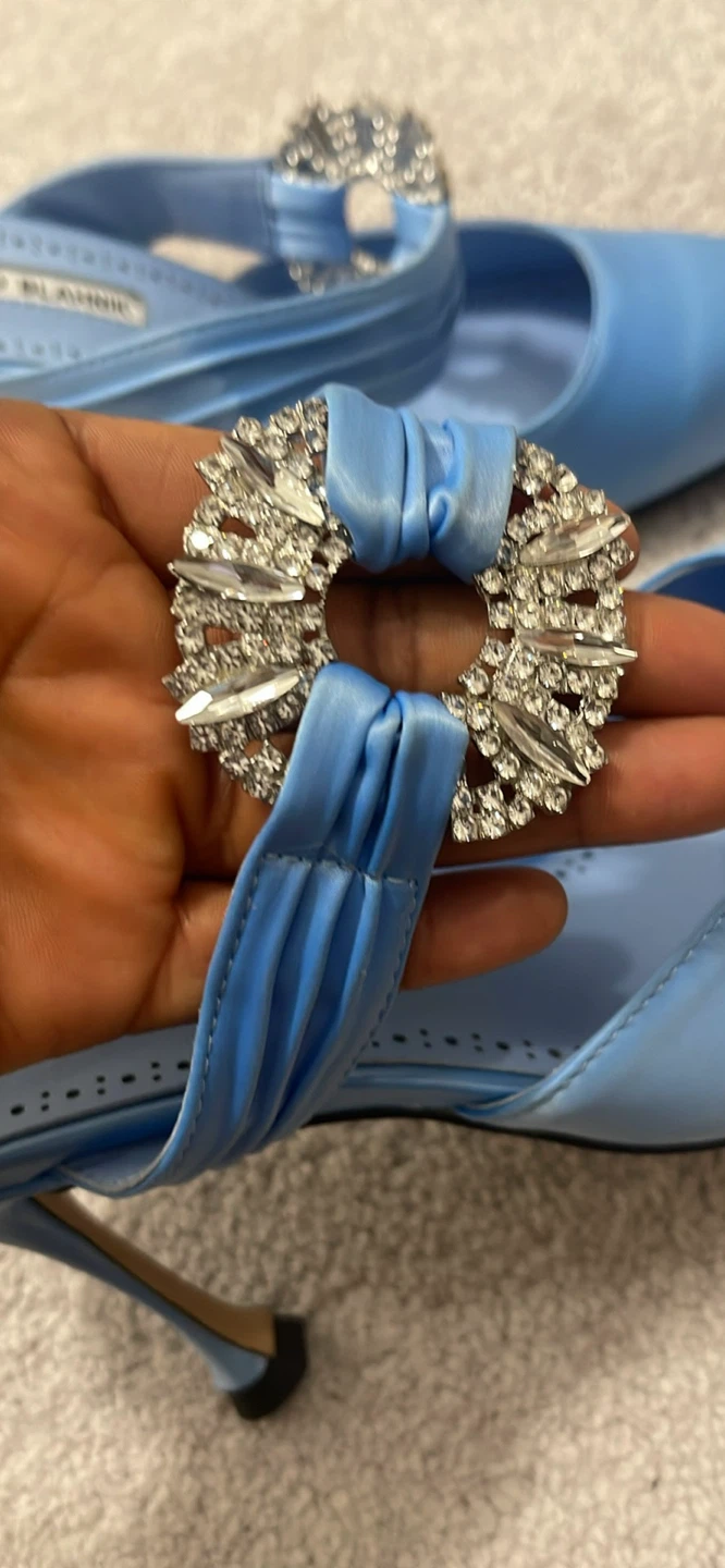 Manolo Blahnik Heels Light Blue - photo 2