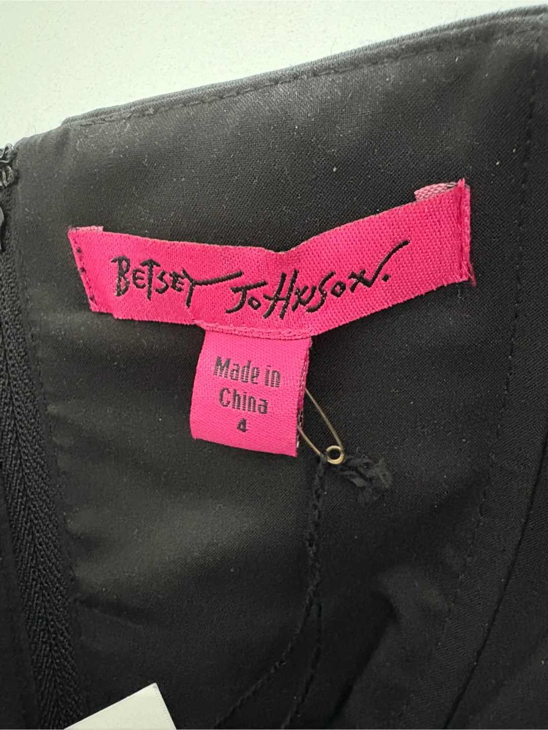 Betsey Johnson Black Jumpsuit - Size 4 - photo 4