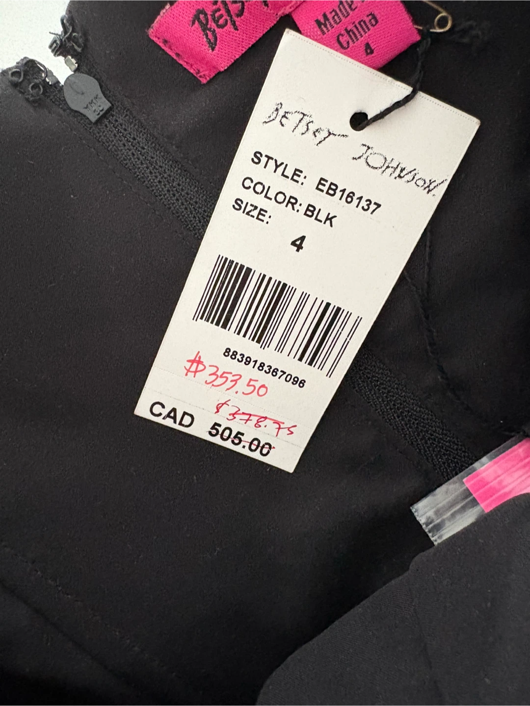 Betsey Johnson Black Jumpsuit - Size 4 - photo 5