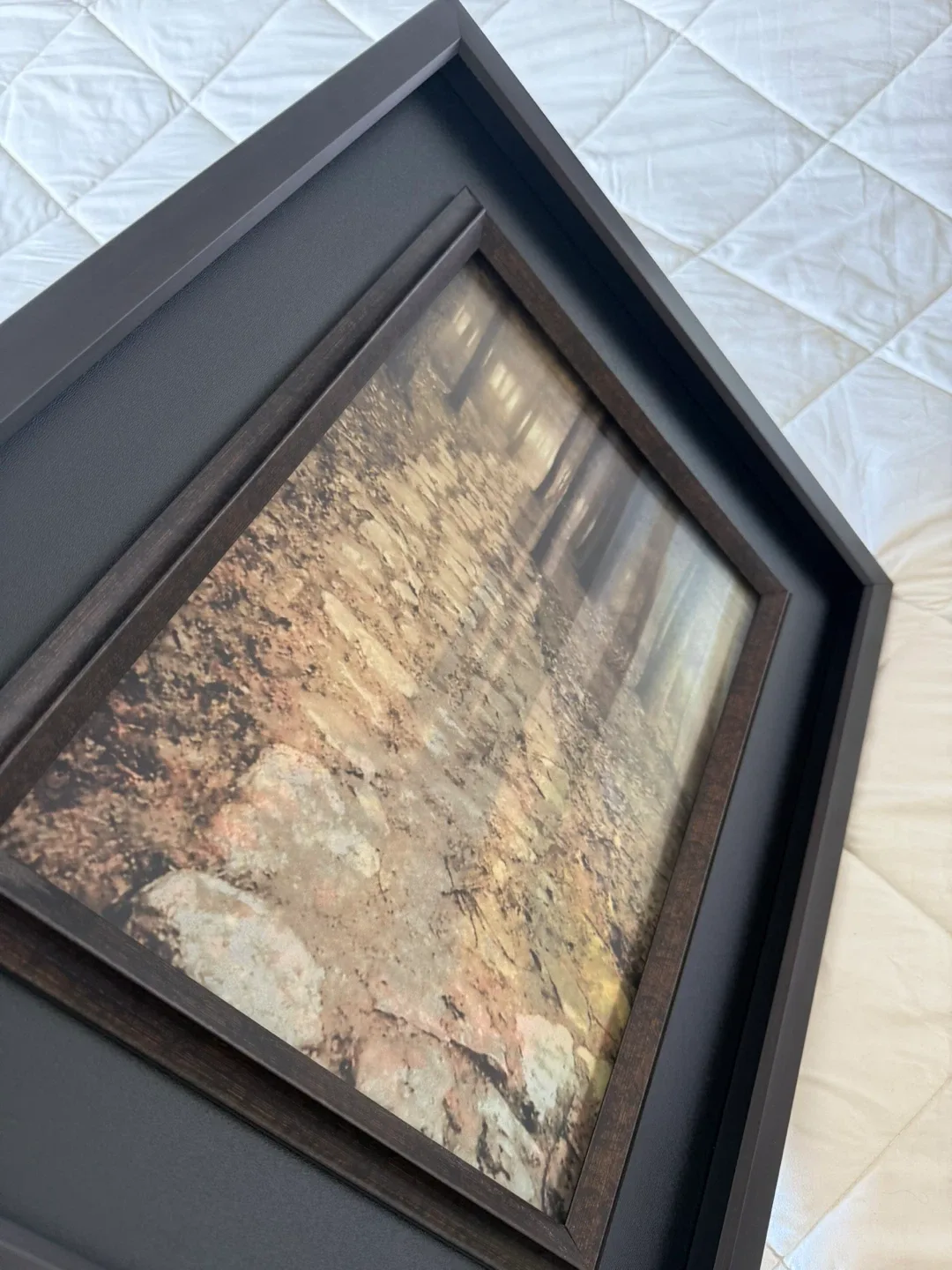 Framed Reflective Forest Picture image indicator(2)