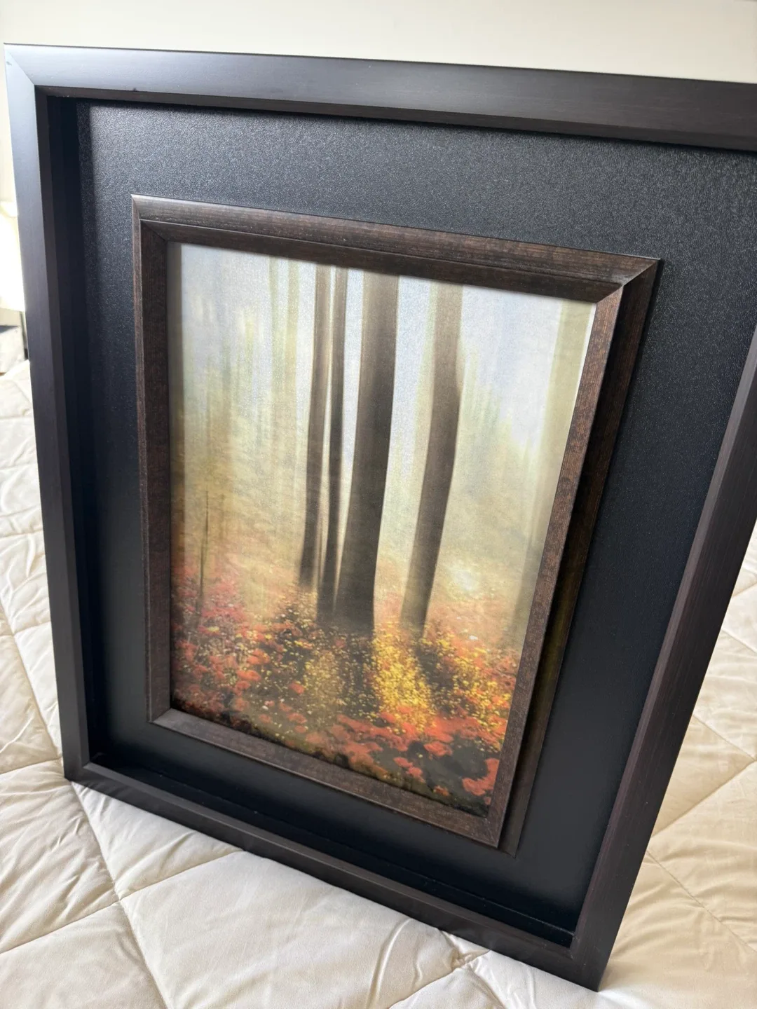 Framed Reflective Forest Picture image indicator(3)
