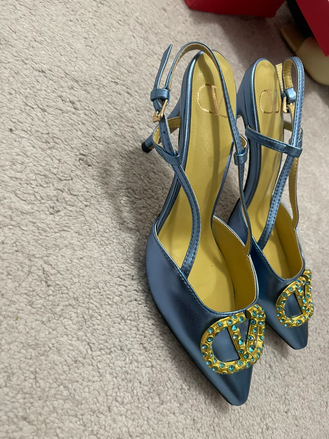 Valentino Garavani Blue Heels - photo 2