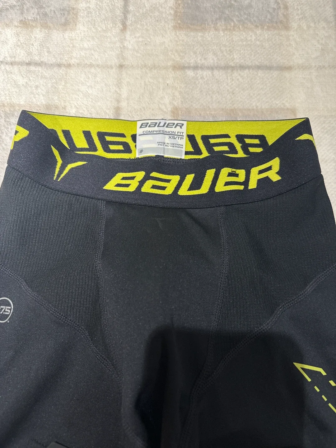Bauer Compression Fit Hockey Jock Shorts - XS/TP thumbnail